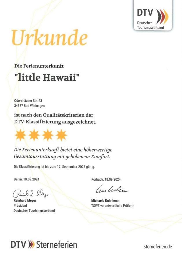 Appartamento Little Hawaii & Texas Bad Wildungen Esterno foto